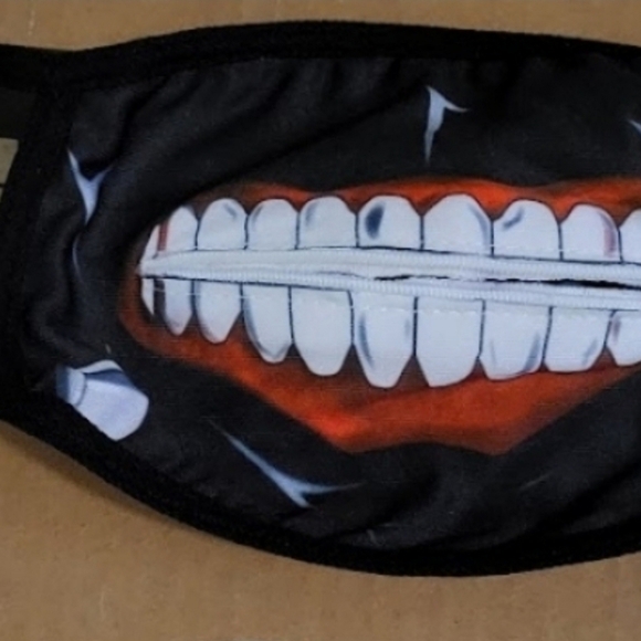 Tokyo Ghoul Anime Facemask with Zipper, Unisex, Lot of 34 - Picture 2 of 7